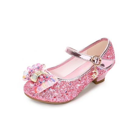 Ferndule Girl s Mary Jane Sandals Bow Dress Shoes Sparkling Princess Shoe Casual Glitter School Low Heel Lightweight Pink 11C
Ferndule Girl s Mary Jane Sandals Bow Dress Shoes Sparkling Princess Shoe Casual Glitter School Low Heel Lightweight Pink 11C