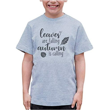 7 ate 9 Apparel Kids Autumn is Calling T-Shirt Grey