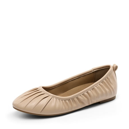 Dream Pairs Womens Ballet Flats Womens Dressy Work Cute Pleated Classic Round Toe Slip On Flats Shoes SDFA2222W
Dream Pairs Womens Ballet Flats Womens Dressy Work Cute Pleated Classic Round Toe Slip On Flats Shoes SDFA2222W