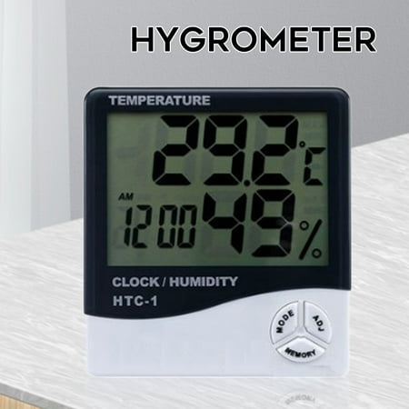 Digital Indoor Thermometer Hygrometer With LCD Display Temperature Humidity Meter Gauge
Digital Indoor Thermometer Hygrometer With LCD Display Temperature Humidity Meter Gauge