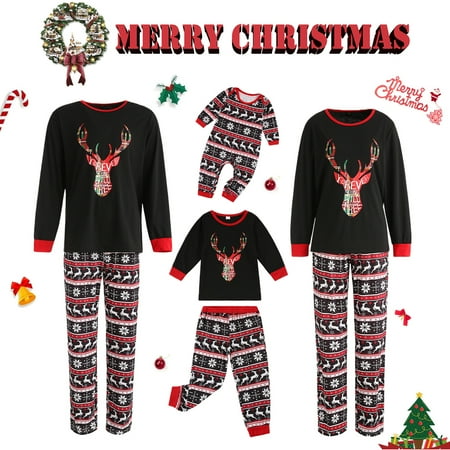 Family Matching Christmas Pajamas Set Deer Print Tops Pants Xmas Holiday Loungewear Sleepwear Jammies Pjs Outfit
Family Matching Christmas Pajamas Set Deer Print Tops Pants Xmas Holiday Loungewear Sleepwear Jammies Pjs Outfit