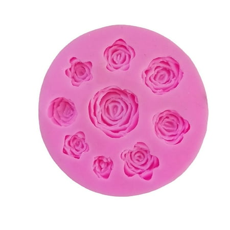Non-stick Silicone Bakeware Baking Tool Fondant Mould Sugarcraft Rose Fondant Mold Candy Mold Flower Mold Cake Decorations PINK
Non-stick Silicone Bakeware Baking Tool Fondant Mould Sugarcraft Rose Fondant Mold Candy Mold Flower Mold Cake Decorations PINK