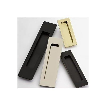 220307US7 220307 Modern Rectangular 7 Inch Tall Rectangular Flush Door Pull