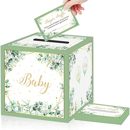 Tevxj 50 Pieces Greenery Diaper Raffle Tickets for Baby Shower with Holder Box Greenery Oh Baby party Decorations Diaper Raffle Box Baby Shower Invitations Insert Cards Bullet points
Tevxj 50 Pieces Greenery Diaper Raffle Tickets for Baby Shower with Holder Box Greenery Oh Baby party Decorations Diaper Raffle Box Baby Shower Invitations Insert Cards Bullet points