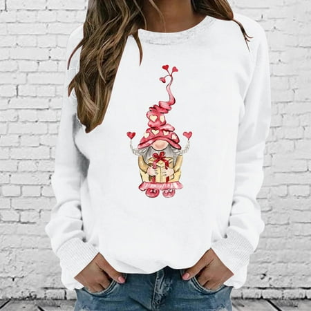 Hvyesh Women Valentine s Day Pullover Sweatshirts Heart Letter Print Long Sleeve Crewneck Loose Spring Sweater Tops White shirts for women L
Hvyesh Women Valentine s Day Pullover Sweatshirts Heart Letter Print Long Sleeve Crewneck Loose Spring Sweater Tops White shirts for women L