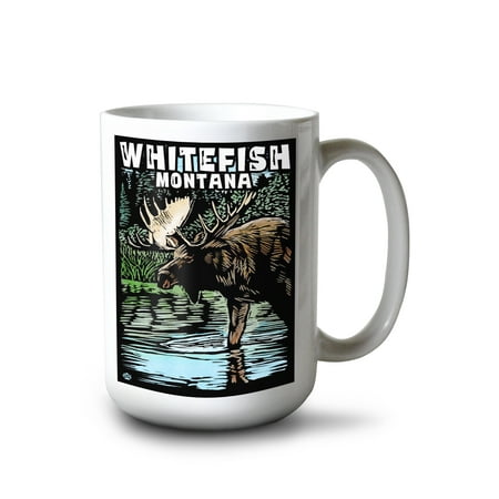 15 fl oz Ceramic Mug Whitefish Montana Moose Scratchboard Dishwasher & Microwave Safe
15 fl oz Ceramic Mug Whitefish Montana Moose Scratchboard Dishwasher & Microwave Safe