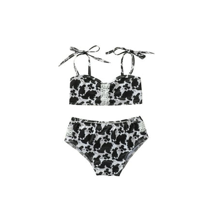 Bagilaanoe Toddler Baby Girls Swimsuits 2 Piece Bikinis Set Print Tie-up Tops + Swimming Bottoms 6M 12M 18M 24M 3T Kids Swimwear Bathing Suit Beachwear
Bagilaanoe Toddler Baby Girls Swimsuits 2 Piece Bikinis Set Print Tie-up Tops + Swimming Bottoms 6M 12M 18M 24M 3T Kids Swimwear Bathing Suit Beachwear