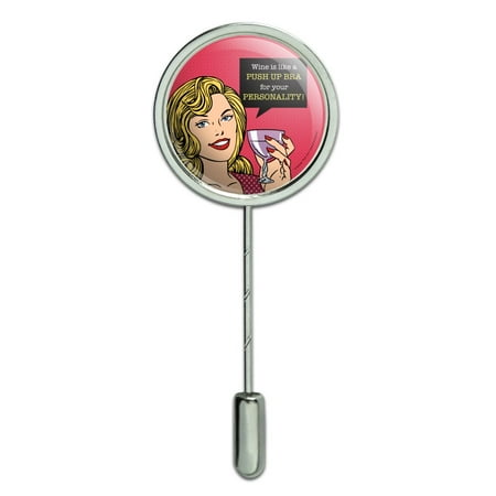 Wine is Like a Push Up Bra for Your Personality Funny Humor Stick Pin Stickpin Hat Brooch
Wine is Like a Push Up Bra for Your Personality Funny Humor Stick Pin Stickpin Hat Brooch
