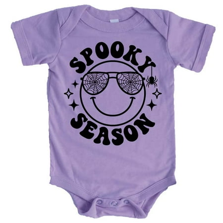 Spooky Season Smiley Face Halloween Shirts and Bodysuits for Infant Baby and Toddler Youth Girls Black on Purple Bodysuit 18 Months
Spooky Season Smiley Face Halloween Shirts and Bodysuits for Infant Baby and Toddler Youth Girls Black on Purple Bodysuit 18 Months