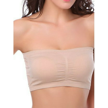 Diconna Women s Padded Strapless Bra Basic Wire-Free Summer Seamless Bandeau Tube Top Bra Beige XXXL
Diconna Women s Padded Strapless Bra Basic Wire-Free Summer Seamless Bandeau Tube Top Bra Beige XXXL
