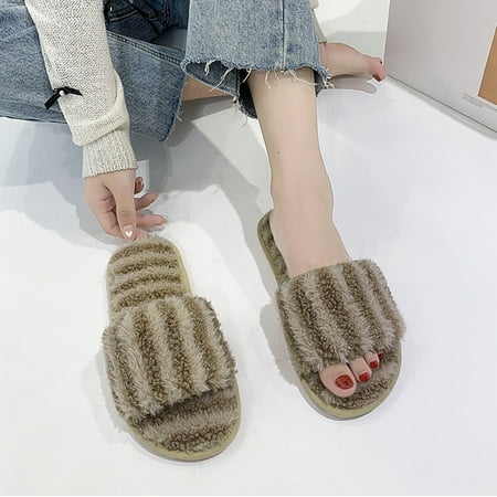 〖Yilirongyumm〗 Khaki 38-39 Slippers For Women Plush Slippers Home Plush Shoes Slip-On Cotton Women s Slippers Women s Slipper
〖Yilirongyumm〗 Khaki 38-39 Slippers For Women Plush Slippers Home Plush Shoes Slip-On Cotton Women s Slippers Women s Slipper