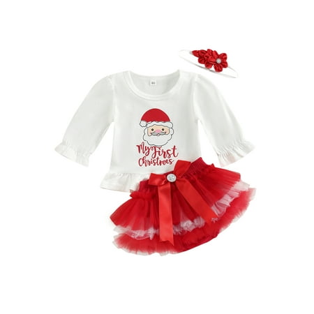 Nituyy Christmas Girls Clothes Set Ruffle Long Sleeve Tops and Mesh Shorts Headband
Nituyy Christmas Girls Clothes Set Ruffle Long Sleeve Tops and Mesh Shorts Headband