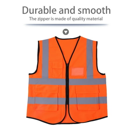 Quality Material Zipper Waistcoat Durable And Reflective Vest Knitted Fabric Bikers For Workers Adults Walker
Quality Material Zipper Waistcoat Durable And Reflective Vest Knitted Fabric Bikers For Workers Adults Walker