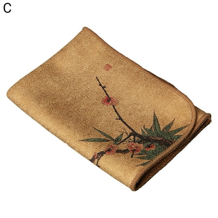 HEVIRGO Dish Rag Fine Stitching Exquisite Workmanship Painted Table Decor Dish Cloth Tea Towel for Table Fabric
HEVIRGO Dish Rag Fine Stitching Exquisite Workmanship Painted Table Decor Dish Cloth Tea Towel for Table Fabric