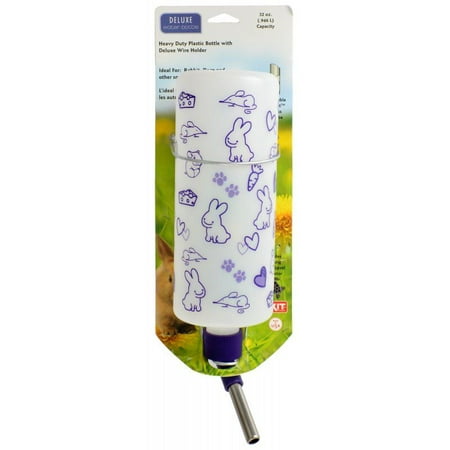 Lixit Deluxe Heavy Duty Water Bottle - Opaque 32 oz (4 Pack)