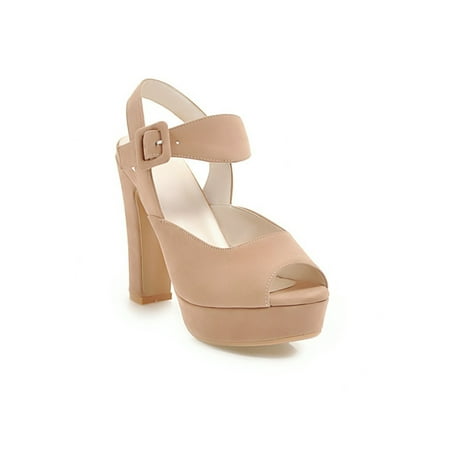 Tenmix Women Formal Nonslip Platform Sandals Elegant High Heel Womens Party Lightweight Block Shoes
Tenmix Women Formal Nonslip Platform Sandals Elegant High Heel Womens Party Lightweight Block Shoes