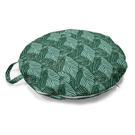 Tropical Round Floor Cushion with Handle Pattern of Exotic Palm Leaves Hawaiian Jungle Elements Decorative Pillow for Living Room & Dorms 18 Round Seafoam Green by Ambesonne
Tropical Round Floor Cushion with Handle Pattern of Exotic Palm Leaves Hawaiian Jungle Elements Decorative Pillow for Living Room & Dorms 18 Round Seafoam Green by Ambesonne