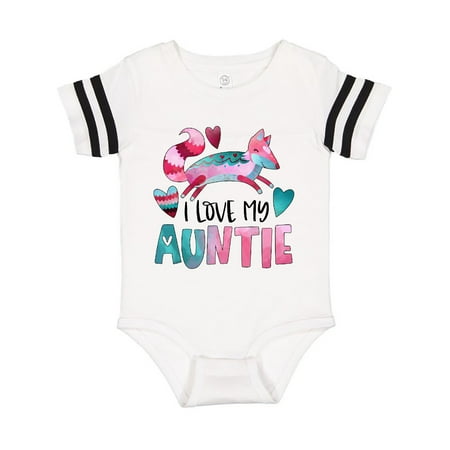 Inktastic I Love My Auntie Pink and Blue Fox with Hearts Gift Baby Boy or Baby Girl Bodysuit
Inktastic I Love My Auntie Pink and Blue Fox with Hearts Gift Baby Boy or Baby Girl Bodysuit