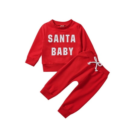 Bagilaanoe 2Pcs Newborn Baby Girl Boy Long Pants Set Christmas Letter Print Long Sleeve Sweatshirt Pullover Tops+ Trousers 6M 12M 18M 24M Infant Fall Casual Sweatsuit
Bagilaanoe 2Pcs Newborn Baby Girl Boy Long Pants Set Christmas Letter Print Long Sleeve Sweatshirt Pullover Tops+ Trousers 6M 12M 18M 24M Infant Fall Casual Sweatsuit