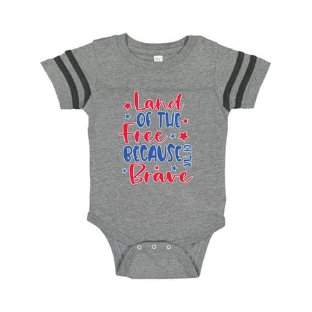 Inktastic Memorial Day Land of the Free Because of the Brave Gift Baby Boy or Baby Girl Bodysuit
Inktastic Memorial Day Land of the Free Because of the Brave Gift Baby Boy or Baby Girl Bodysuit