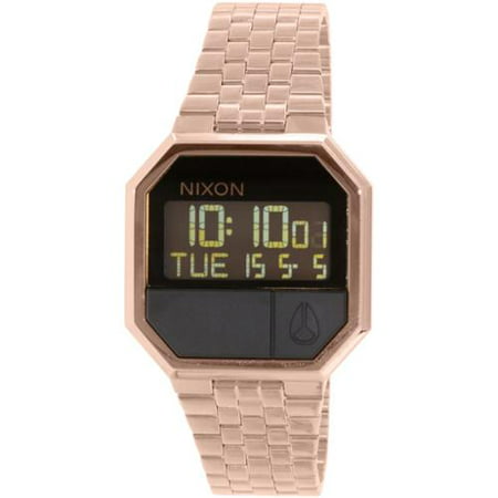 Nixon Men's Re-Run A158897 Rose-Gold Stainless-Steel Quartz Watch
