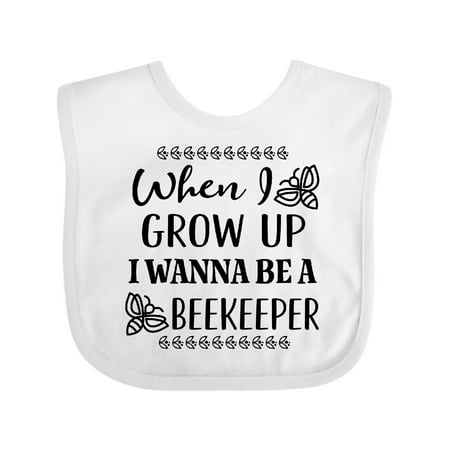 Inktastic Future Beekeeper Honey Bee Gift Baby Boy or Baby Girl Bib