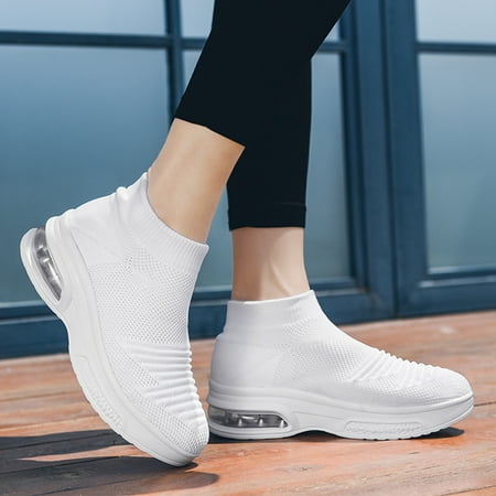 Fjofpr Shoes Women s Summer Flying Woven Breathable Slip-On Socks Shoes Air Cushion Sneakers Hot
Fjofpr Shoes Women s Summer Flying Woven Breathable Slip-On Socks Shoes Air Cushion Sneakers Hot