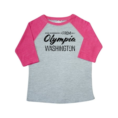 Inktastic From Olympia Washington in Black Distressed Text Gift Toddler Boy or Toddler Girl T-Shirt
Inktastic From Olympia Washington in Black Distressed Text Gift Toddler Boy or Toddler Girl T-Shirt
