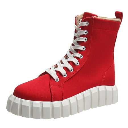 Mackneog chunky shoes for women Fashion Autumn Women Ankle Boots Flat Platform Round Toe Solid Color Lace Up Canvas Boots Canvas womens shoes dressy casual
Mackneog chunky shoes for women Fashion Autumn Women Ankle Boots Flat Platform Round Toe Solid Color Lace Up Canvas Boots Canvas womens shoes dressy casual