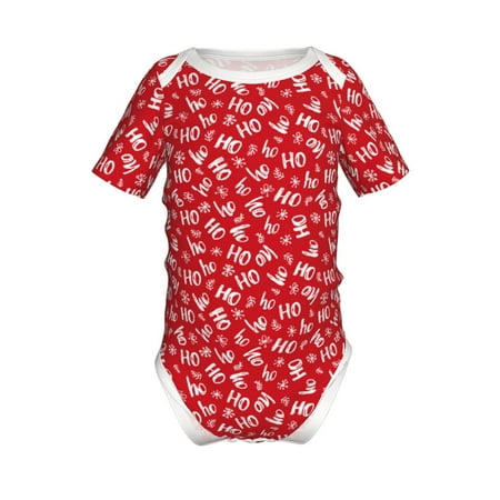 Lukts Hohoho Print Baby Short Sleeve Romper Onesie for Newborn Baby Boys and Girls-18 Months
Lukts Hohoho Print Baby Short Sleeve Romper Onesie for Newborn Baby Boys and Girls-18 Months