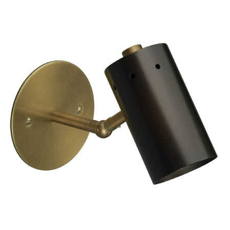4.5” Oil Rubbed Bronze and Antique Brass Gold Milano Wall Sconce