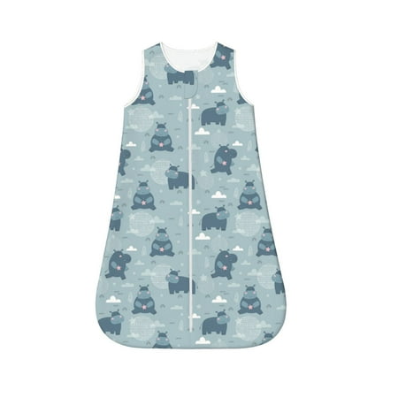 Yiaed Cute Hippopotamus Print Baby Sleep Sack Sleeveless Baby Sleeping Bag Toddler 2-Way Zipper Wearable Blanket for Infant Toddler Newborn-Large
Yiaed Cute Hippopotamus Print Baby Sleep Sack Sleeveless Baby Sleeping Bag Toddler 2-Way Zipper Wearable Blanket for Infant Toddler Newborn-Large