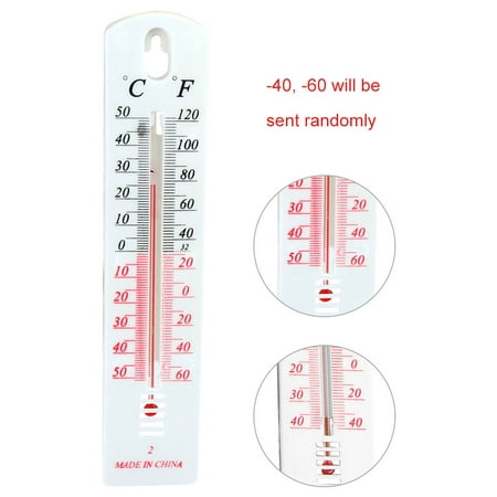 

Hi FANCY Outdoor Pendant Wall Thermometer for Interior Kitchen Home Office -40-120℉/-60-120℉ Random Temperature Range