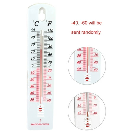 

Hi FANCY Outdoor Pendant Wall Thermometer for Interior Kitchen Home Office -40-120℉/-60-120℉ Random Temperature Range