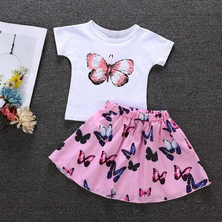 Bullpiano Children Baby Girls Summer Clothes Set Cute Fashion Butterfly Print Short Sleeve Tops+ Shorts 2Pcs For Kids Clothing
Bullpiano Children Baby Girls Summer Clothes Set Cute Fashion Butterfly Print Short Sleeve Tops+ Shorts 2Pcs For Kids Clothing