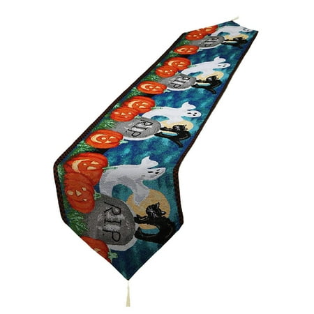Christmas decorations Clearance Tablecloths Halloween Pumpkin Spider Cotton And Linen Embroidery Table Runner Tablecloth
Christmas decorations Clearance Tablecloths Halloween Pumpkin Spider Cotton And Linen Embroidery Table Runner Tablecloth