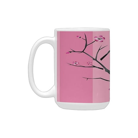 Japanese Decor Collection Leafless Thin Tree with A Couple of Reach Peak Blooms Vibrant National Her Ceramic Mug (15 OZ) (Made In USA)
Japanese Decor Collection Leafless Thin Tree with A Couple of Reach Peak Blooms Vibrant National Her Ceramic Mug (15 OZ) (Made In USA)