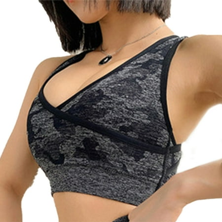 Women s Sports Suit Sleeveless Padded High Tops Push up Bra with Replaceable Chest Pad High Waist Seamless Leggings L Wine Red Bra
Women s Sports Suit Sleeveless Padded High Tops Push up Bra with Replaceable Chest Pad High Waist Seamless Leggings L Wine Red Bra