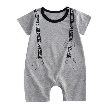 JDEFEG Rompers Boy Children Baby Boys Girls Cartoon Romper Short Sleeve Cute Animals Jumpsuit Outfits Clothes Disc Brake Grease Cotton Grey 59
JDEFEG Rompers Boy Children Baby Boys Girls Cartoon Romper Short Sleeve Cute Animals Jumpsuit Outfits Clothes Disc Brake Grease Cotton Grey 59