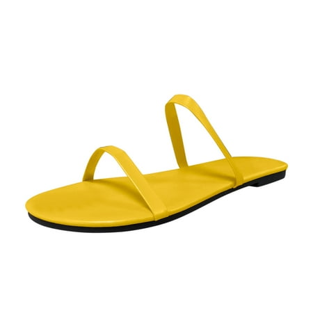 TAIAOJING Women s Sandals Shoes Sandals Candy Spring Solid Color Summer Simple Straps Flat Sandals Zapatillas
TAIAOJING Women s Sandals Shoes Sandals Candy Spring Solid Color Summer Simple Straps Flat Sandals Zapatillas