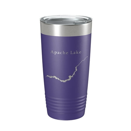 Apache Lake Map Tumbler Travel Mug Insulated Laser Engraved Coffee Cup Arizona 20 oz Purple
Apache Lake Map Tumbler Travel Mug Insulated Laser Engraved Coffee Cup Arizona 20 oz Purple