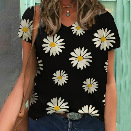 Blouses for Women Trendy print v neck Tunic Shirt Loose Fit Short Sleeve Blouse Tops
Blouses for Women Trendy print v neck Tunic Shirt Loose Fit Short Sleeve Blouse Tops