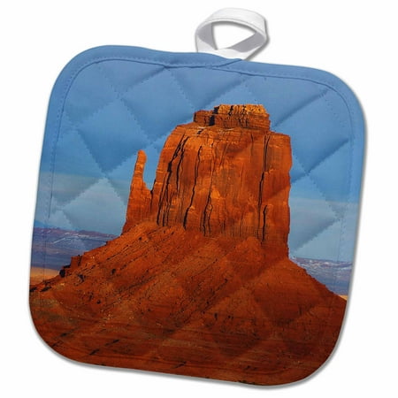 3dRose Monument Valley - Pot Holder 8 by 8-inch
