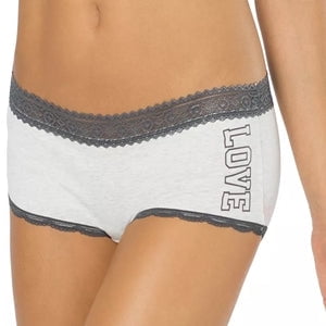 Juniors SO Boxy Boyshort With Lace Panty