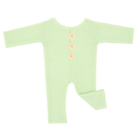 ZMHEGW Baby Long Sleeve Knitted Button Footless Romper Photography Prop Jammies Spring Clothing Set
ZMHEGW Baby Long Sleeve Knitted Button Footless Romper Photography Prop Jammies Spring Clothing Set