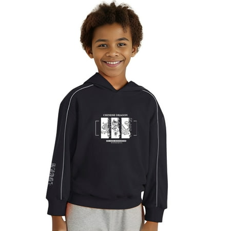 Toddler Boys Sweatshirts Girls Dragon Logo Hoodies Pullover Casual Hooded Sweatshirts for Boys Size 11-12T
Toddler Boys Sweatshirts Girls Dragon Logo Hoodies Pullover Casual Hooded Sweatshirts for Boys Size 11-12T