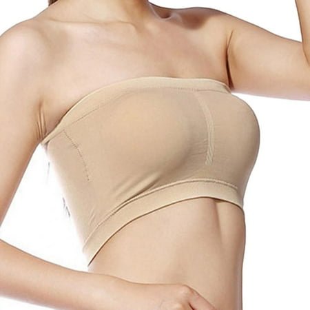 Alvage Women s Seamless Bandeau Crop Tube Top Bra Strapless Padded Bralette
Alvage Women s Seamless Bandeau Crop Tube Top Bra Strapless Padded Bralette
