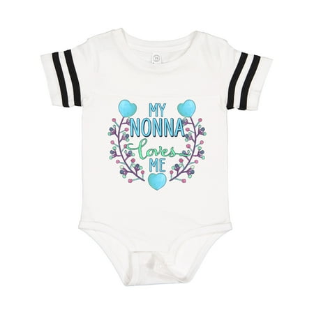 Inktastic My Nonna Loves Me with Flowers and Hearts Gift Baby Boy or Baby Girl Bodysuit
Inktastic My Nonna Loves Me with Flowers and Hearts Gift Baby Boy or Baby Girl Bodysuit