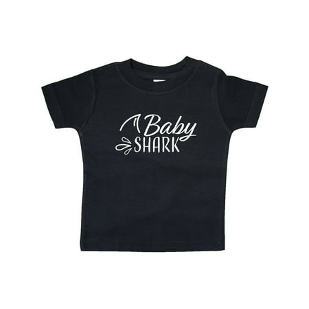 Inktastic Baby Shark with Shark Fin Gift Baby Boy or Baby Girl T-Shirt