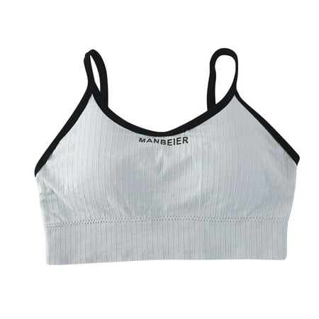 ZMHEGW Sports Bras for Women High Support Large Bust Wire-Free Yoga Bra Solid Print Grey One Size
ZMHEGW Sports Bras for Women High Support Large Bust Wire-Free Yoga Bra Solid Print Grey One Size